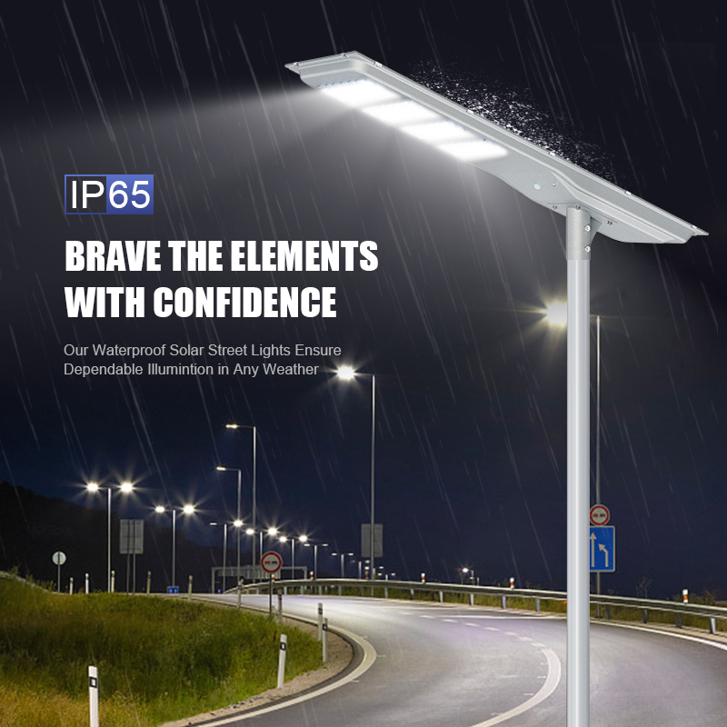New Outdoor Waterproof 120w 150w Integrated All in One Led Solar Street Light 10