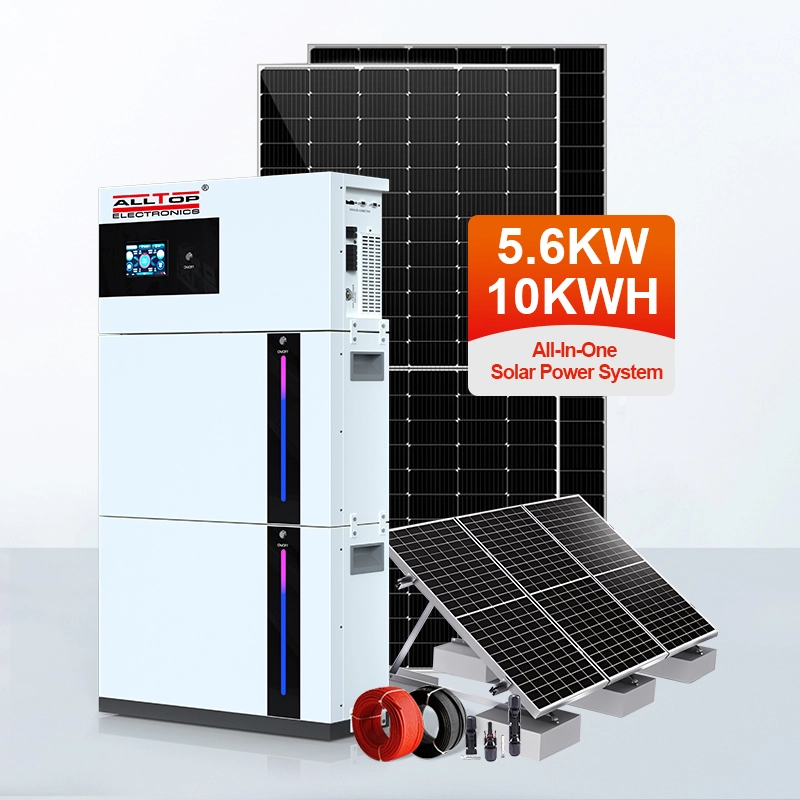 EU Stock Home Energy Storage 5.6KW 10KWH Stackable Lithium lon Battery Solar Home Energy Storage System 1