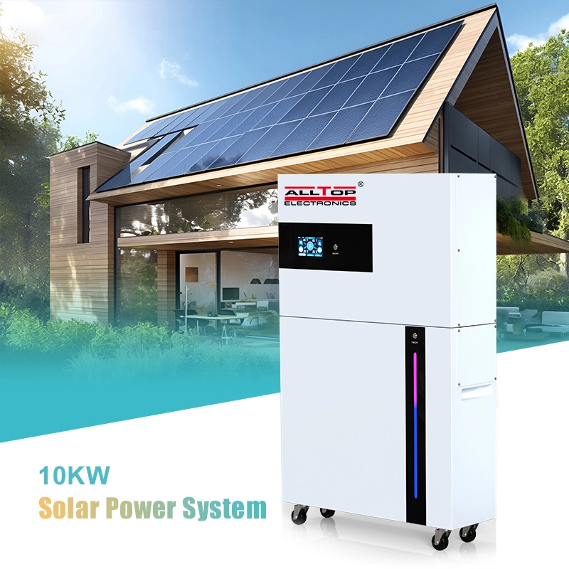 All in One  Solar Inverter With 10KW Energy Storage Lithium lon Battery Scalable Module Solar Power System 1