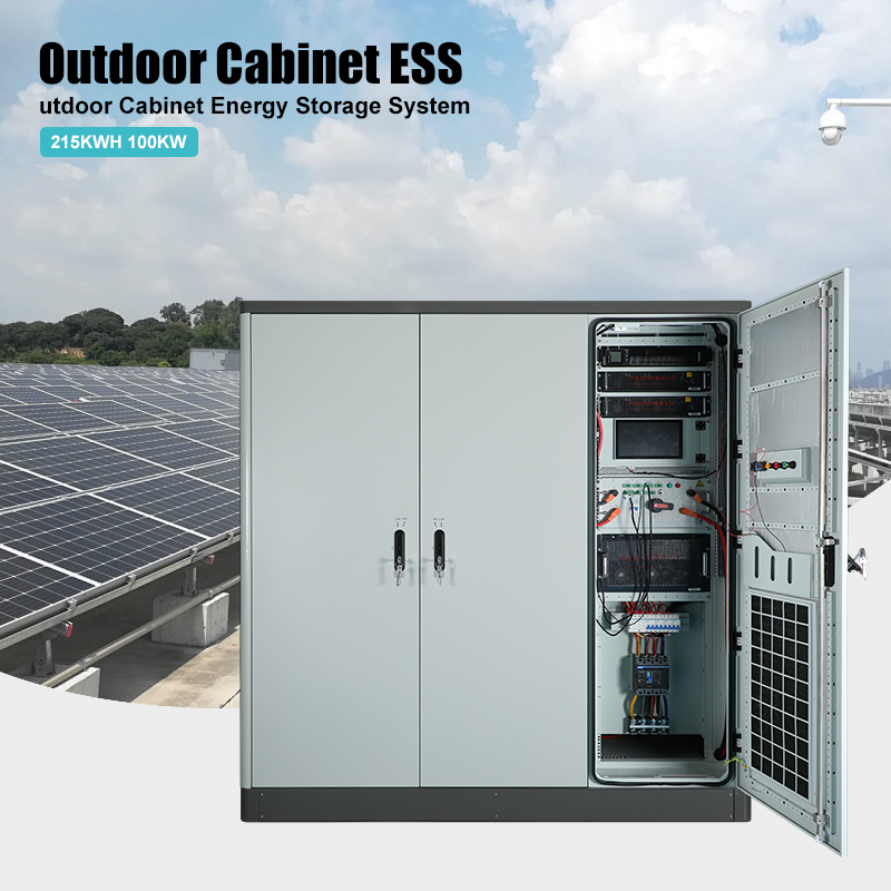 215KWH ESS with 100KW PCS and Solar Charging System Home Solar Energy Storage System Featuring LiFePO4 Battery MPPT 6