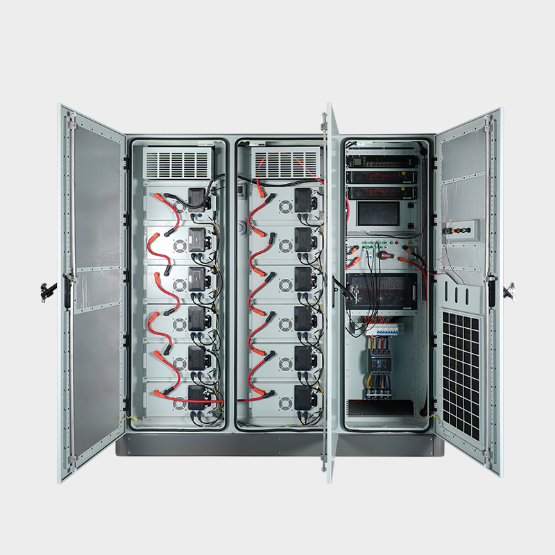 215KWH ESS with 100KW PCS and Solar Charging System Home Solar Energy Storage System Featuring LiFePO4 Battery MPPT 3