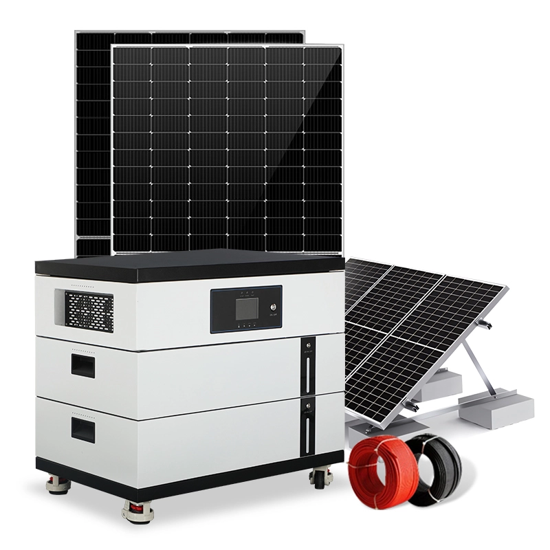 4.95KW 10KWH Hybrid Solar Panels System Complete Kit All in One for Home Energy Storage super 1