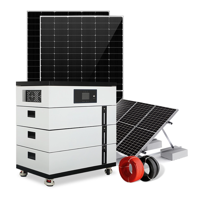 Solar Energy System with Lithium Battery 4.95KW 15KWH off Grid Solar Power System Solar Energy Storage System 1