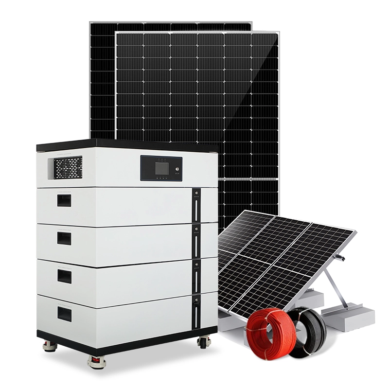 20KWH Solar Energy System Kit Hybrid Grid Solar Panels MPPT 4.95kw Battery System Complete Solar Panel Super 1