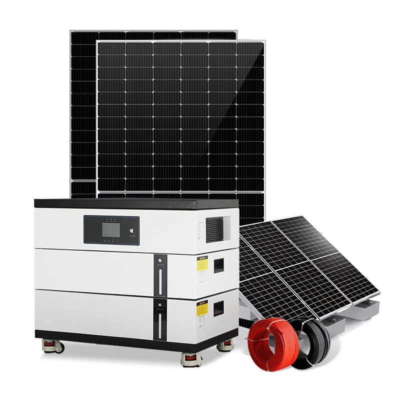 Home Solar System Flat Layer Stacked Energy Storage 10KW 20KWH Solar System for Home Ues 1
