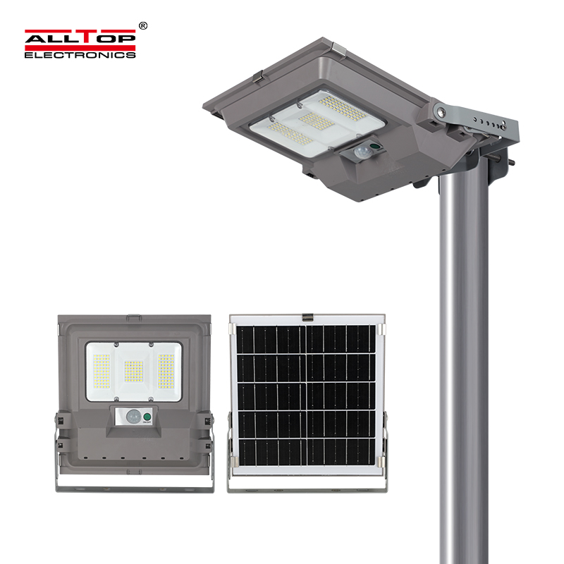 All in One 100w 200w Brightest Solar Street Lights Wide Angle Motion Sensor Remote Control Outdoor Solar Street Light 2