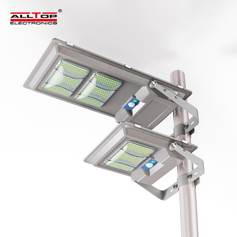 All in One 100w 200w Brightest Solar Street Lights Wide Angle Motion Sensor Remote Control Outdoor Solar Street Light 7