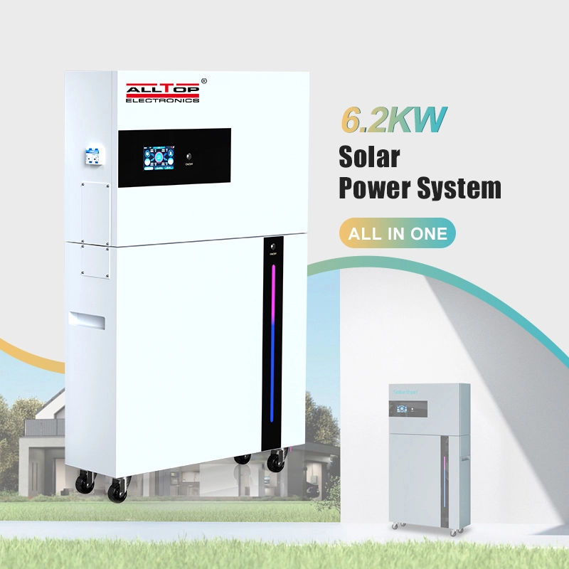 All-In-One 10kW Hybrid Solar Inverter Lithium Battery for Home Energy Storage System Stackable 1