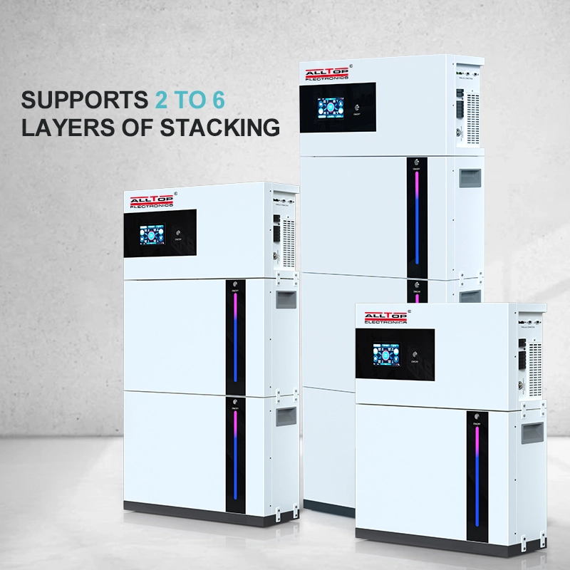 Complete Home Solar Power System 6.2KW Solar Panel Systems With LiFePO4 Battery All in One Solution 1