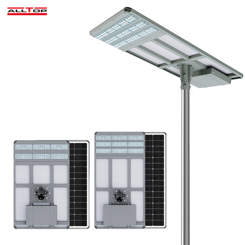 Ip65 Waterproof Outdoor Street Solar Lights All in One Solar Street Light Led Solar Panel Street Light 4