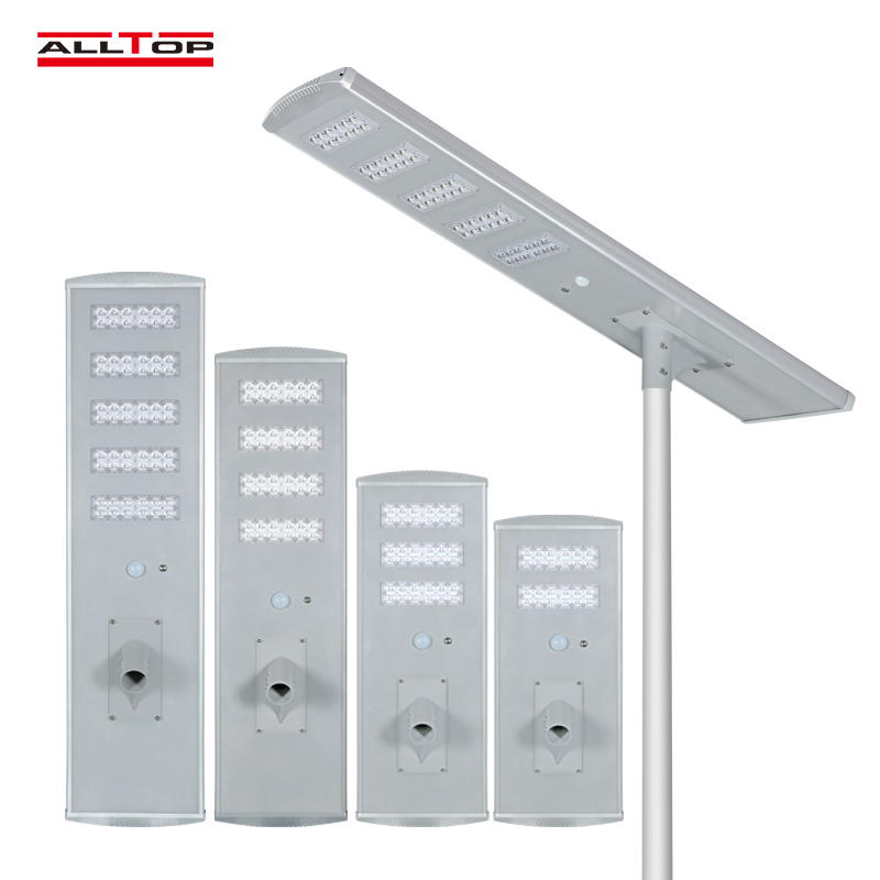 ALLTOP Energy Saving Street Light outdoor light 60W 90W 120W 150W integrated all in one led solar street light 5