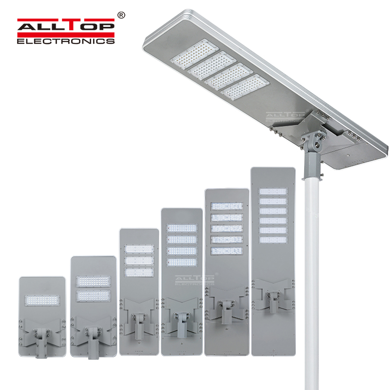 ALLTOP 50W 100W 150W 200W IP65 outdoor integrated motion sensor all in one solar led street light1 1