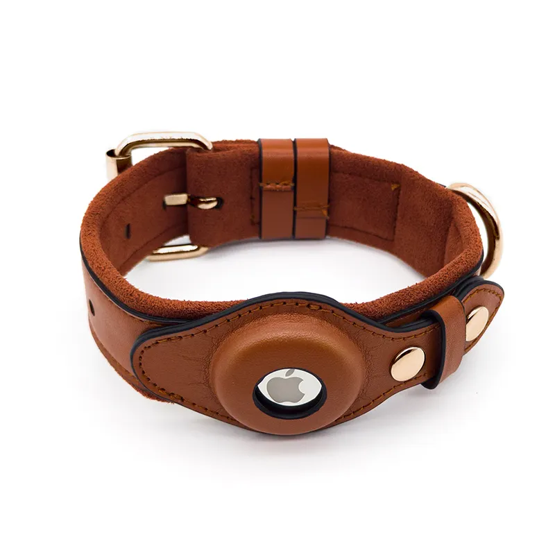 Leather Airtag Collar 20~25 Days Wholesale - Purespet 3