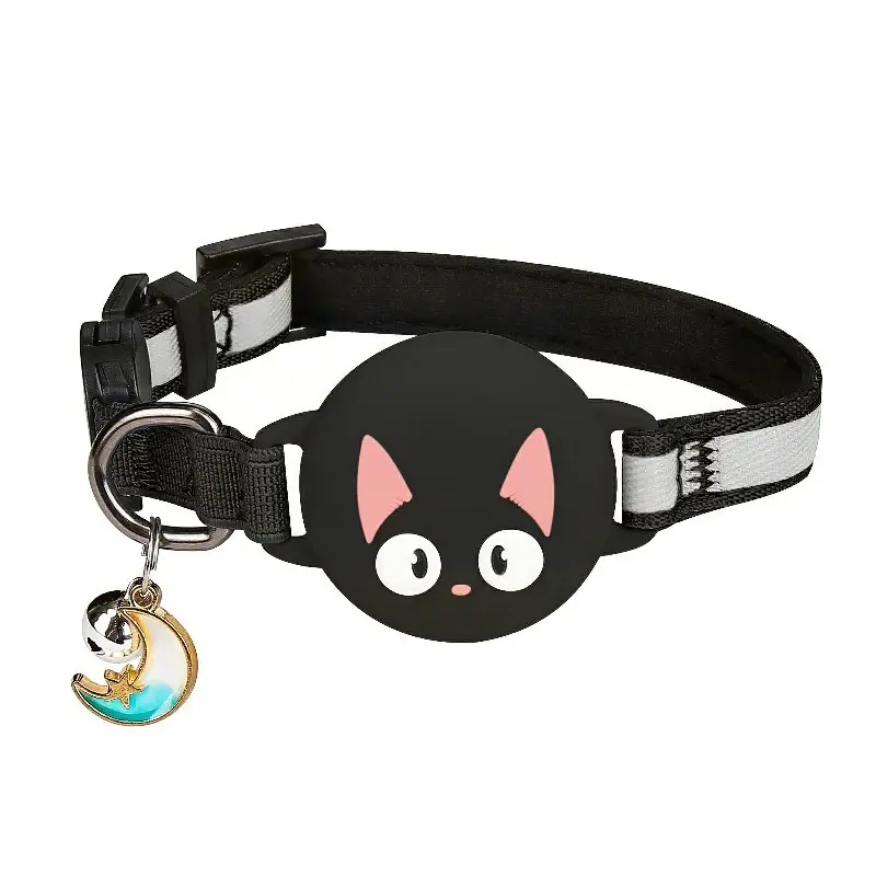 Airtag Holder Cat Collar Nylon+ Food Grade Silicone Wholesale - Purespet 4