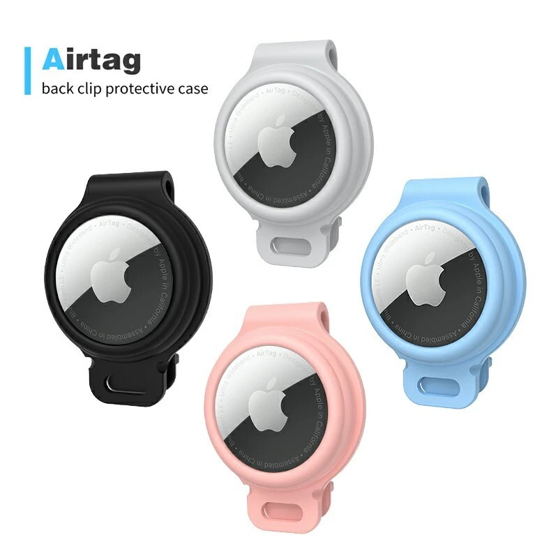 Funda AirTag de goma para collar de perro | Funda protectora de silicona AirTag PSP-303A 1
