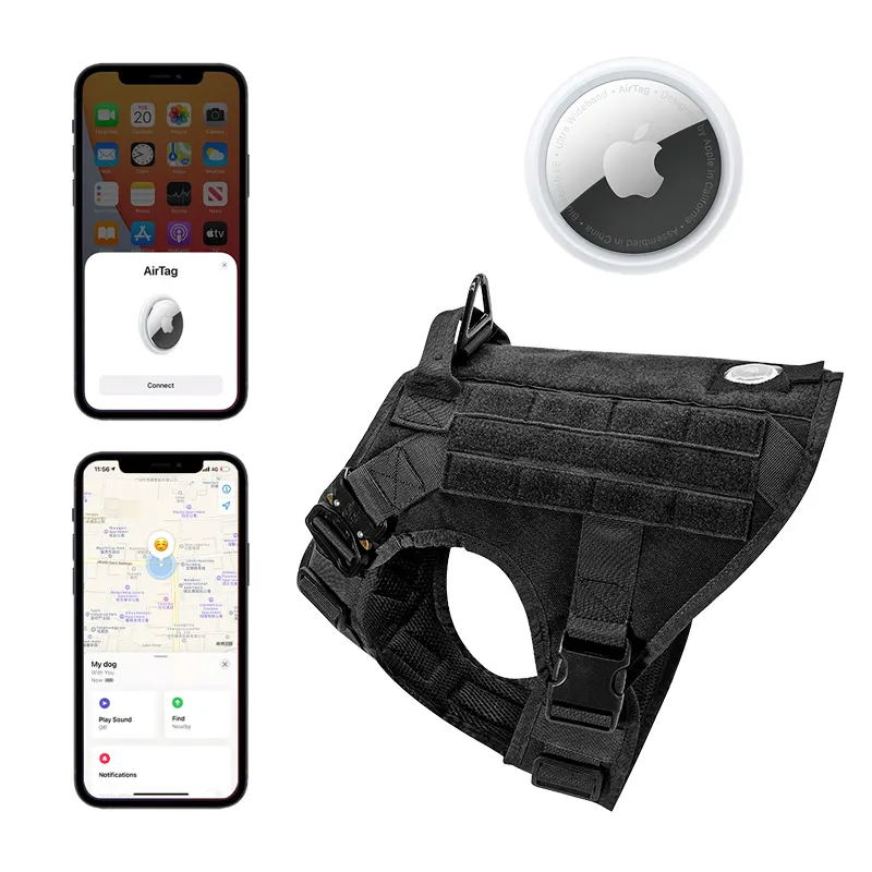 Apple Air Tag Dog Harness Online Payment Or T/T (30% Deposit and the Balance Paid Before Shipment) by Purespet 18