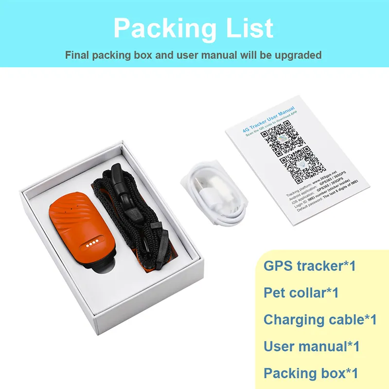 Gps Trackable Dog Collar Red/Blue/Green Wholesale - Purespet 4