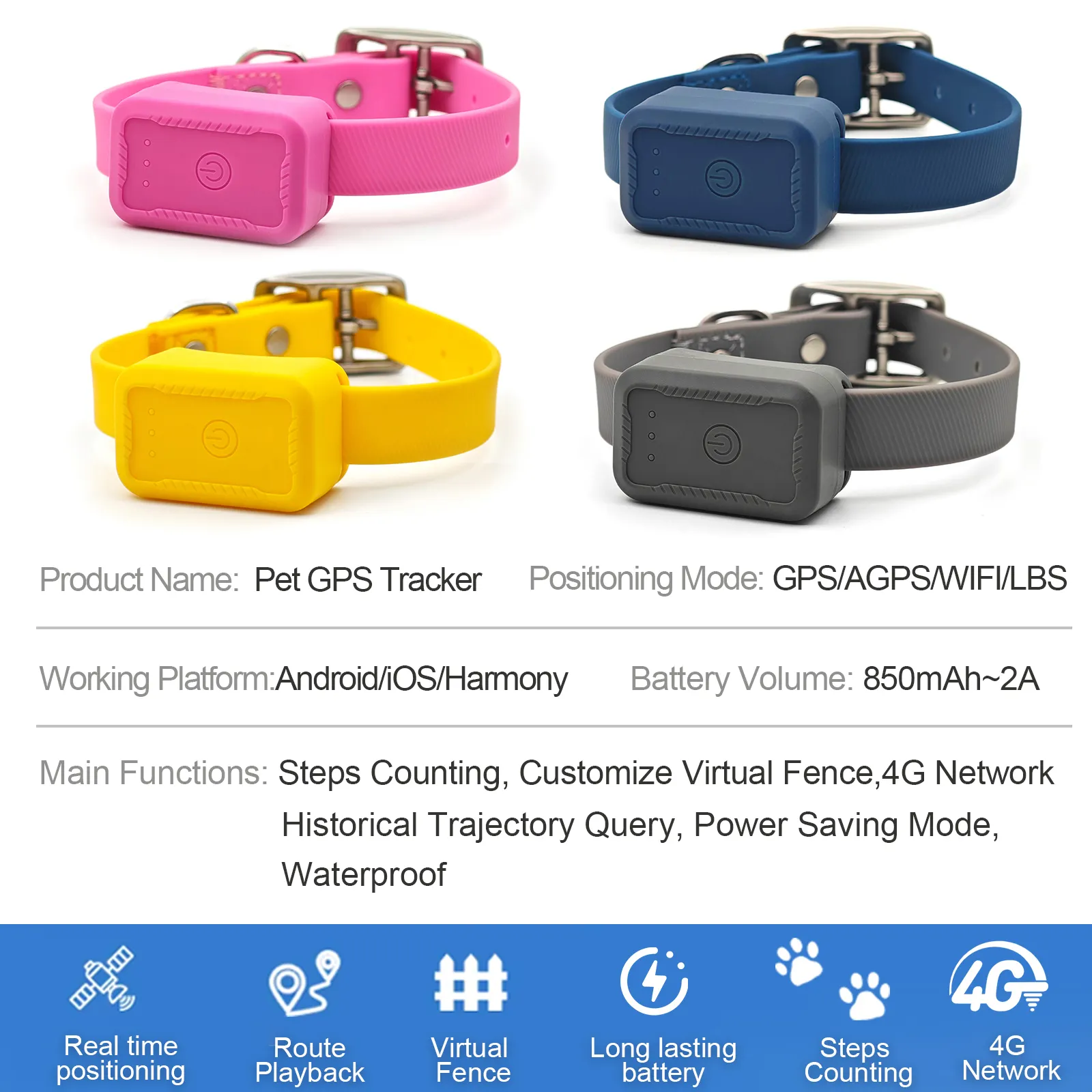 Pet Gps Tracker Dog 2G/4G by Purespet 2