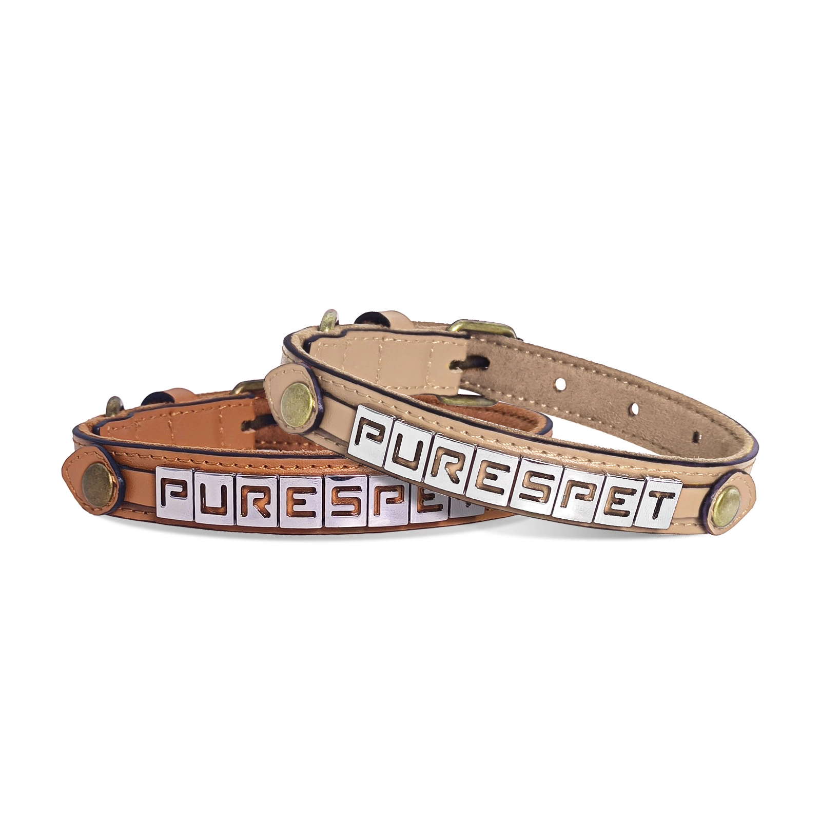 Coleira de gato com nome personalizável PSP-814-2A 1