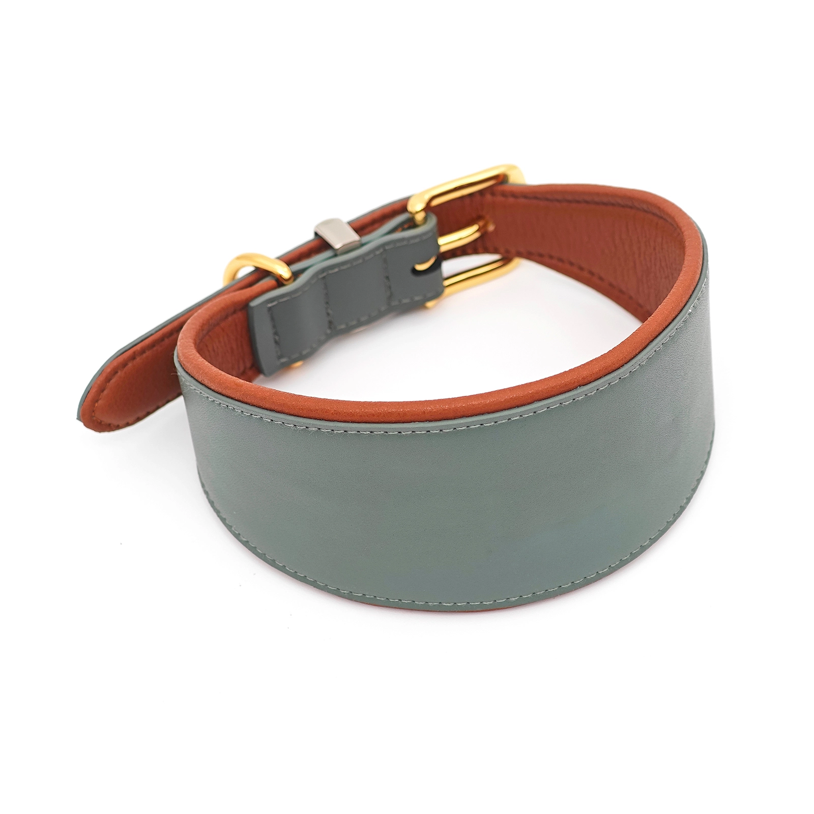 Collar de perro de cuero acolchado PSP-824 1