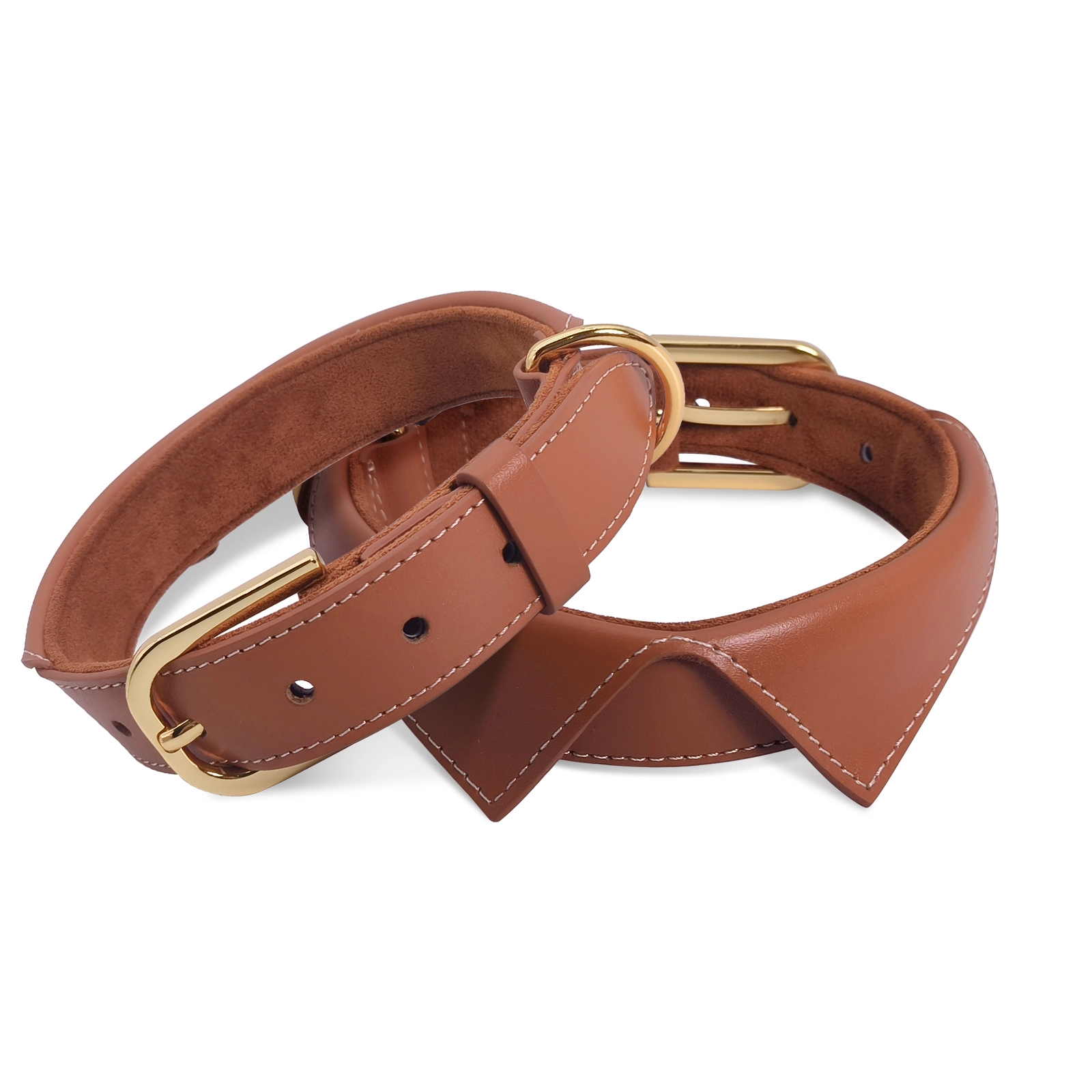 Collier pour chien en cuir véritable de qualité supérieure avec design spécial PSP-1161 1