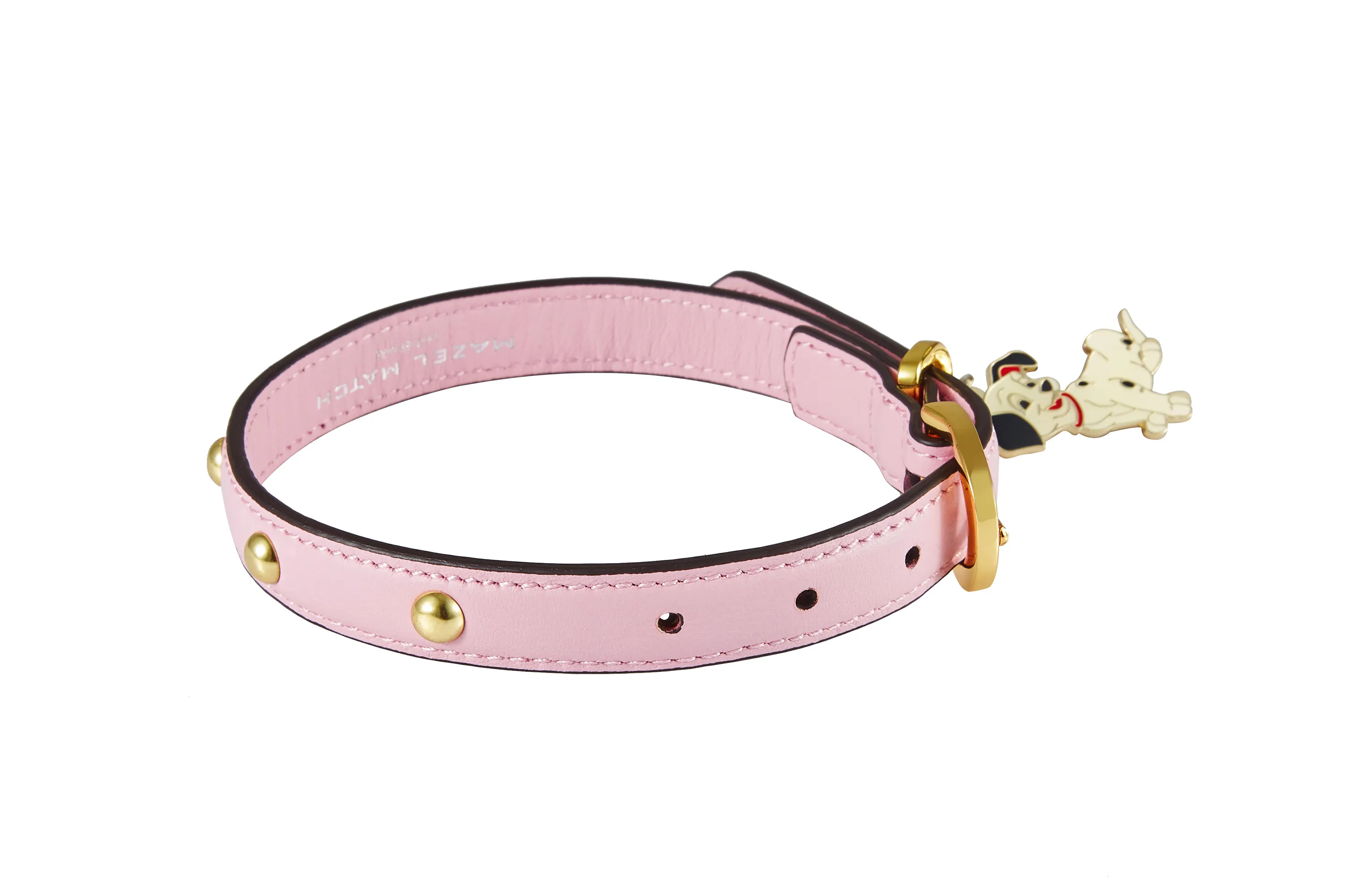 Personalised Puppy Collar Full Grain Cow Leather Wholesale - 5