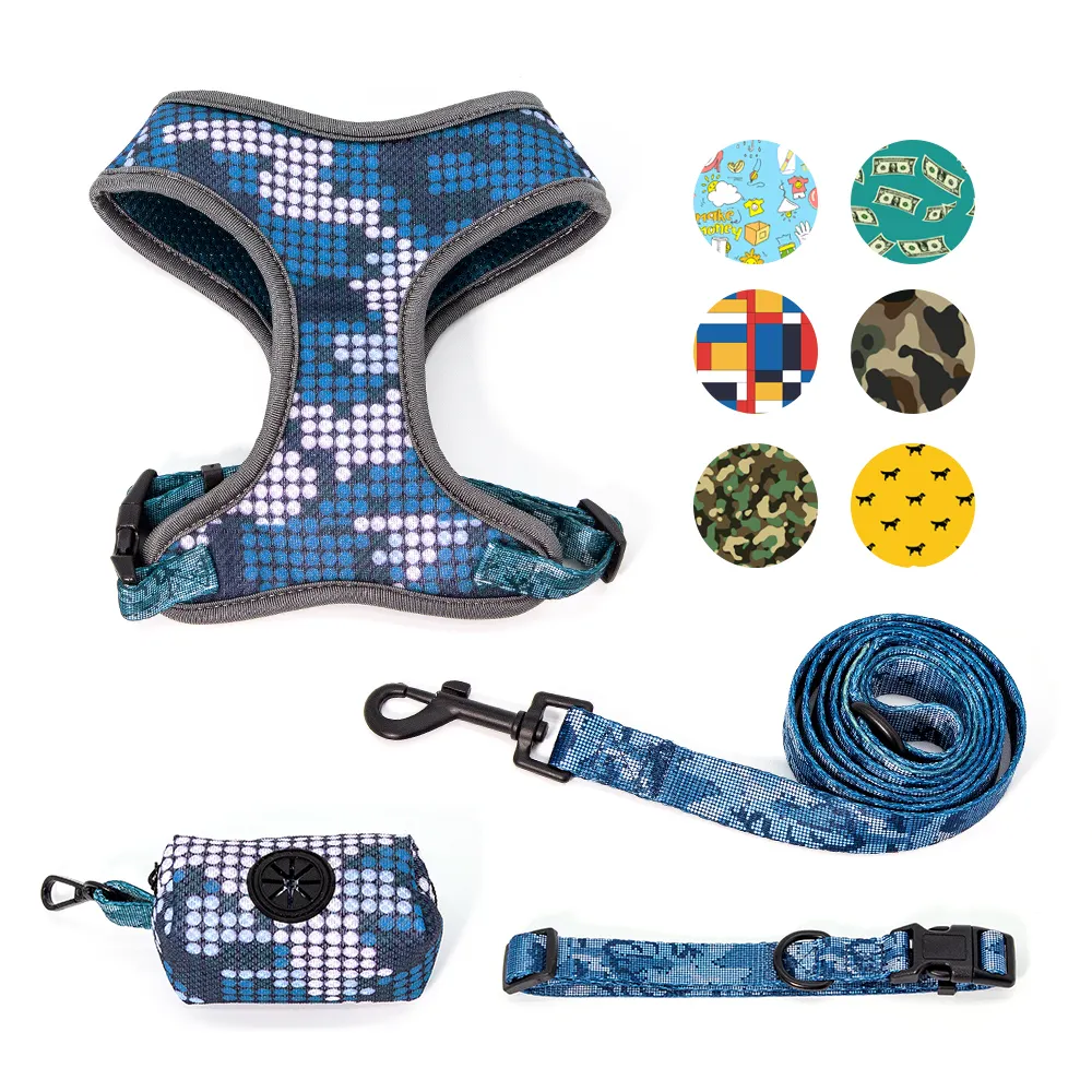Dog Collar Harness Leash Set 25~30 Days - - 6