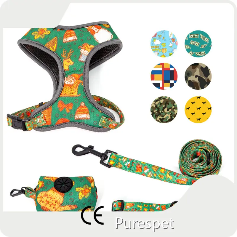 Dog Collar Harness Leash Set 25~30 Days - - 1