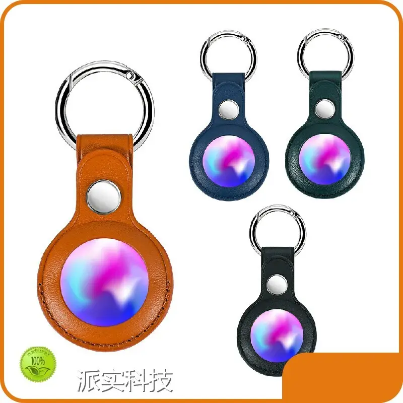 Apple Air Tag Holder for Dog Collar Black/Green/Blue/Brown by Purespet 1
