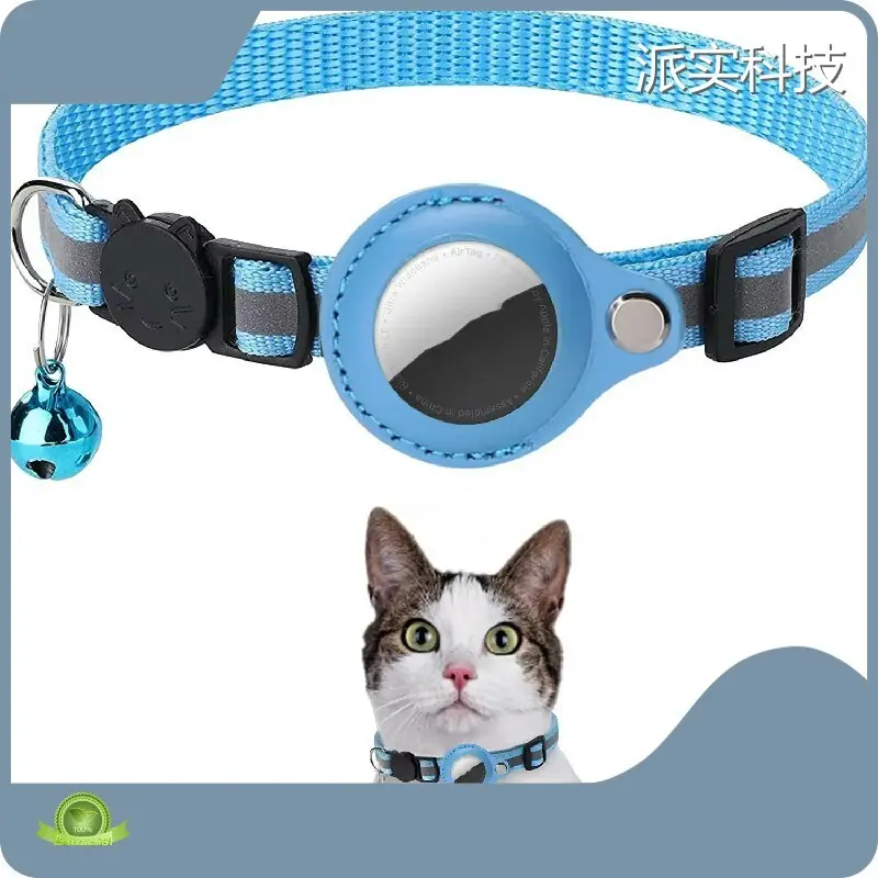 Airtag Apple Dog Collar Black/Blue/Pink/Purple/Red/Orange/Yellow Wholesale - Purespet 1