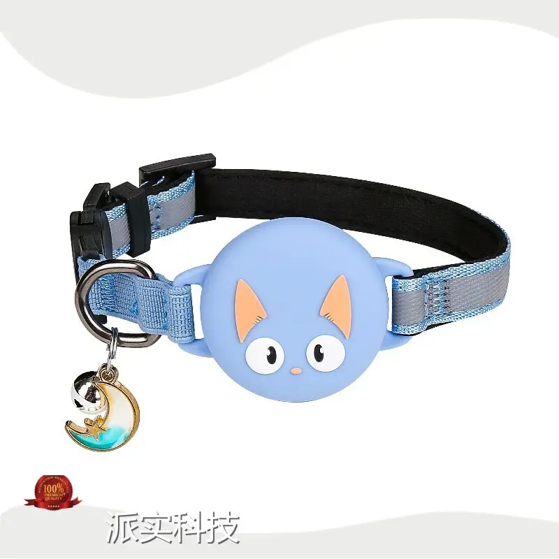 Airtag Holder Cat Collar Nylon+ Food Grade Silicone Wholesale - Purespet 1