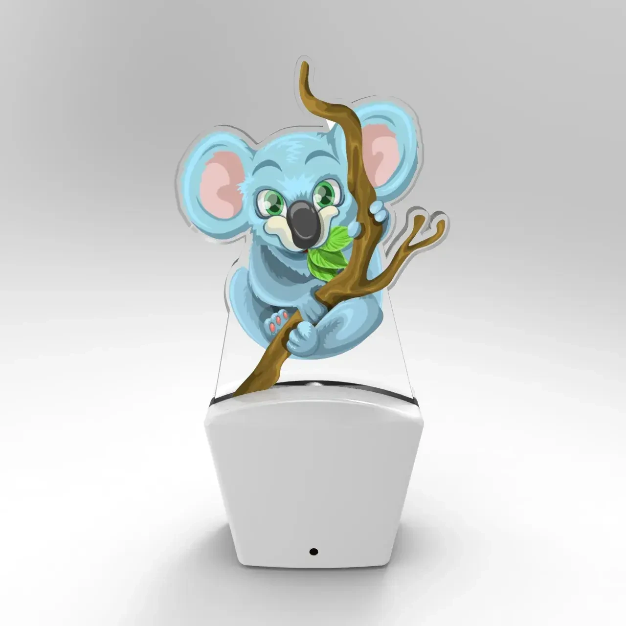 Lampu Malam Gajah LED Moden Boleh Disesuaikan Hiasan Warna Panas Corak Cahaya Pelbagai Gaya Kartun Bilik Tidur Rumah Plug-In CE571 1