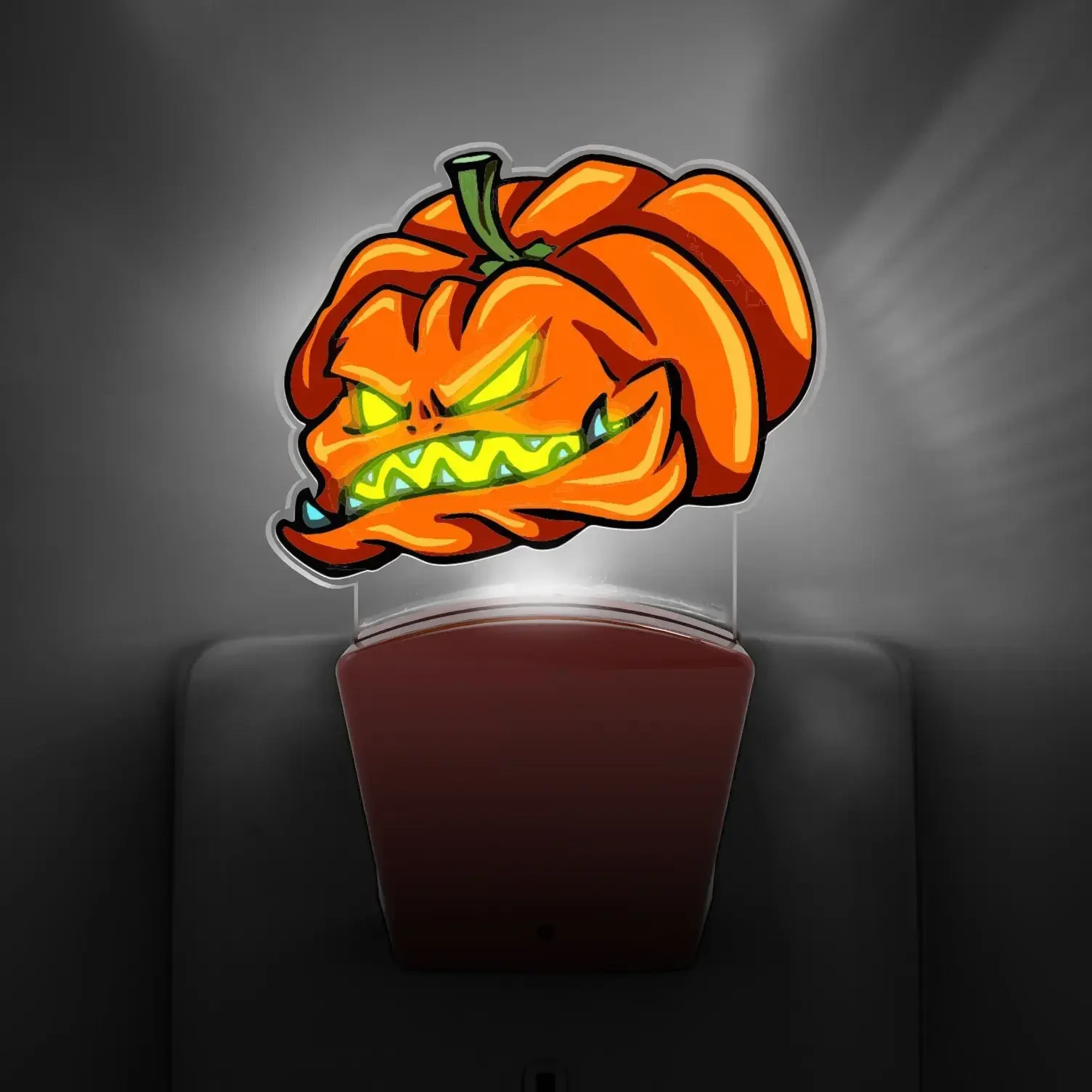 Go-Bright Pumpkin Acrylic LED Sensor Night Lights for Kids NL667 1