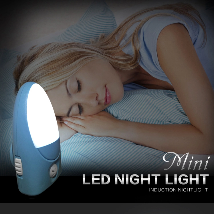 SAA056 Smart Sensor LED Night Light Baby Kids 3500 6000K Battery Included EMC LVD ROHS SAA Compliant Plug-in Wall Lamp on Off ABS 1