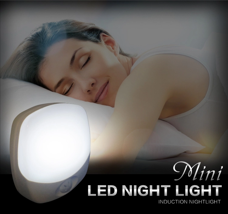 SAA058 Night Light Plug in Led Light Sensor with Switch Night Lamp for Bedroom 1