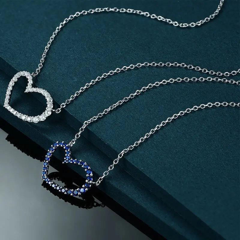 Joacii pretty sapphire necklace with good price for girl 2