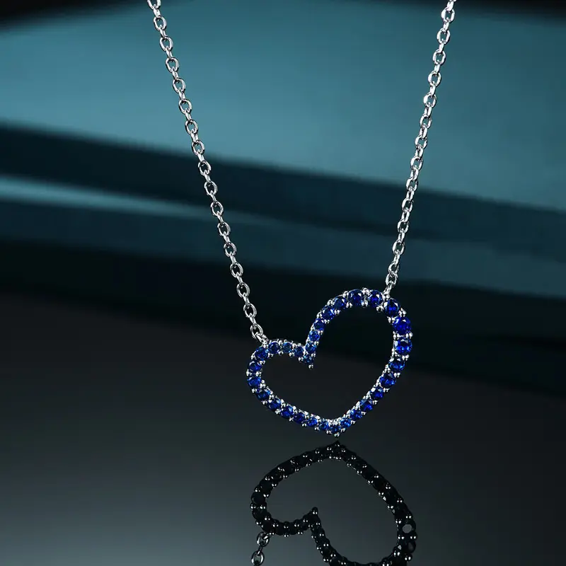 Joacii pretty sapphire necklace with good price for girl 3
