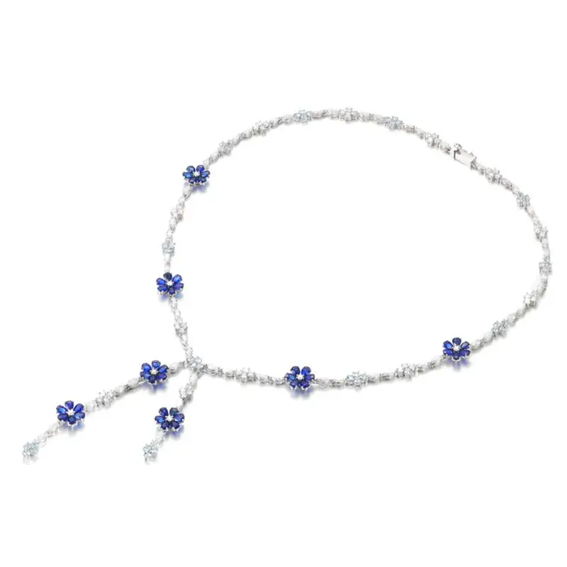 Joacii luxury custom silver necklace design for girl 2