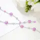 Joacii luxury custom silver necklace design for girl 6