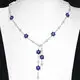 Joacii luxury custom silver necklace design for girl 7