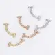 Joacii shaped diamond drop earrings on sale for girlfriend 3