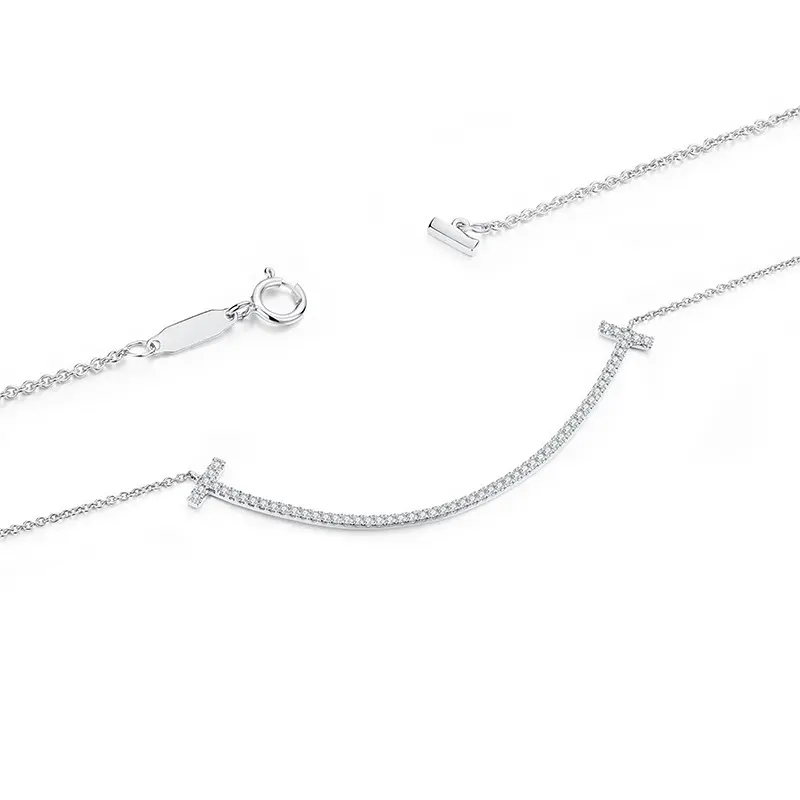 Joacii custom silver necklace design for girl 2