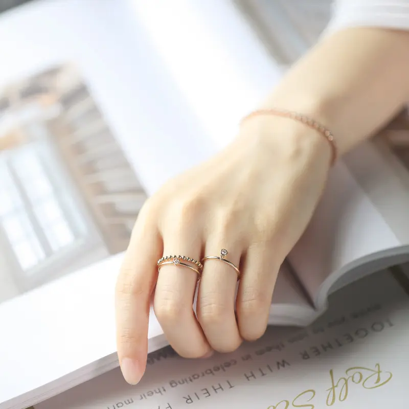 Joacii beautiful white gold wedding rings manufacturer for wedding 4