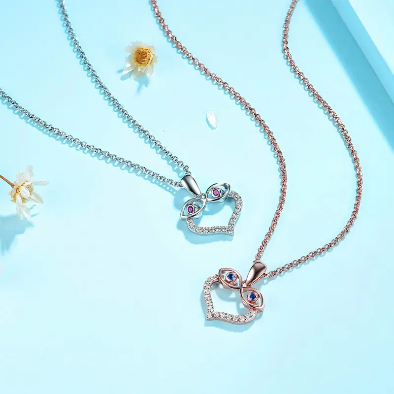 Joacii pretty custom silver necklace factory for girl 2