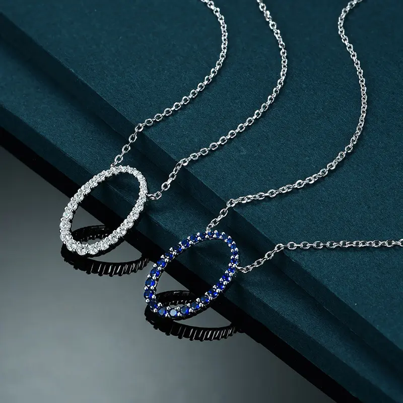 Joacii sapphire necklace with good price for girl1 4