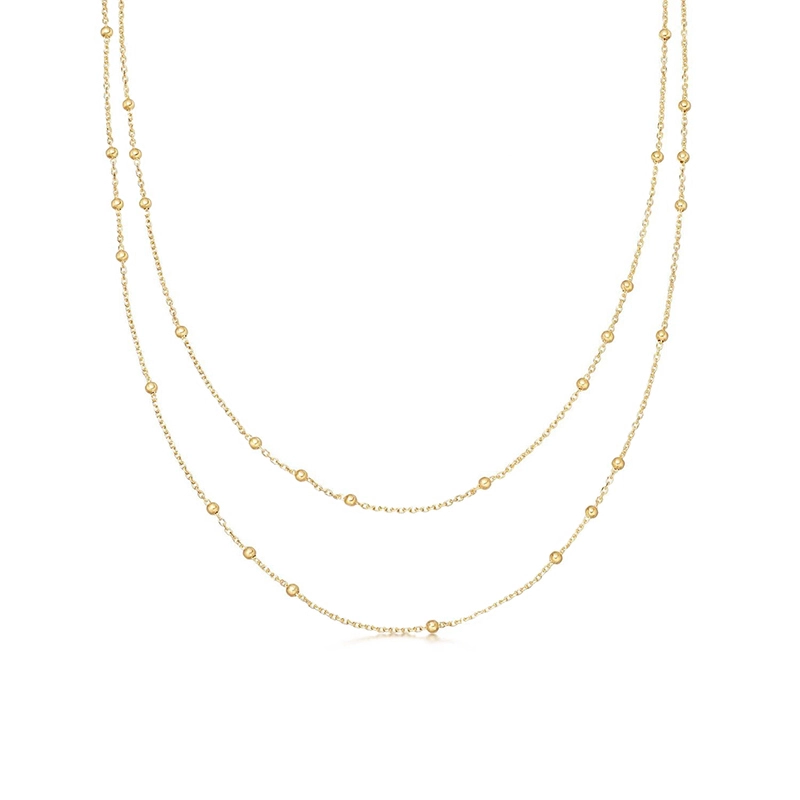 Stackable Sterling Silver Chain Necklaces for Women 1