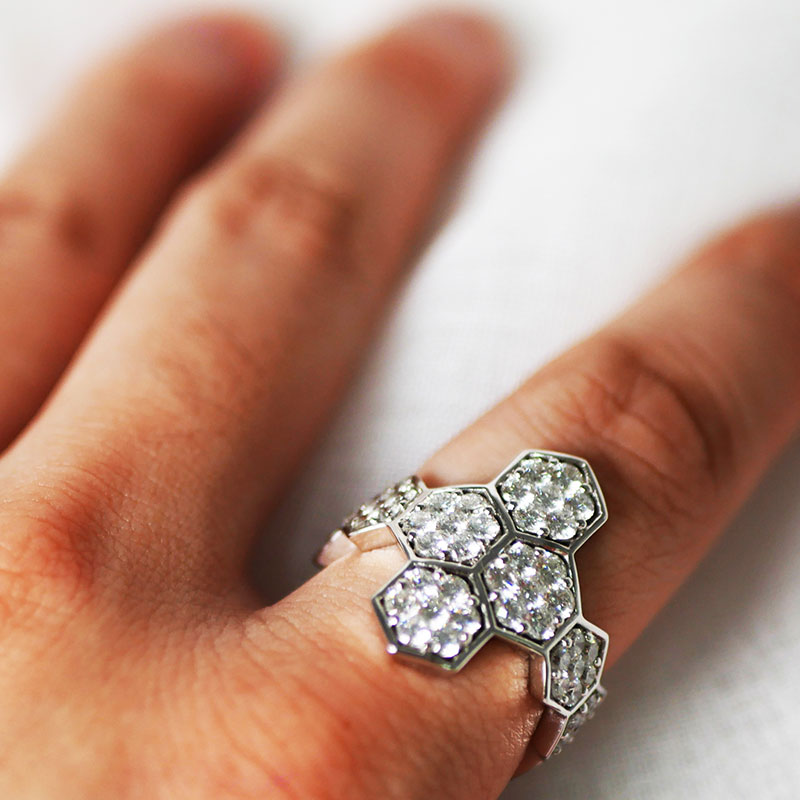 Joacii quality couple rings silver directly sale for wedding 4