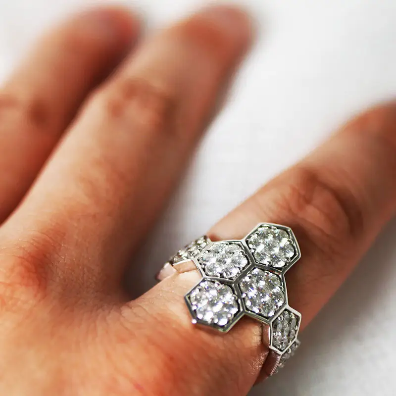 Joacii bridal ring sets design for wedding 4