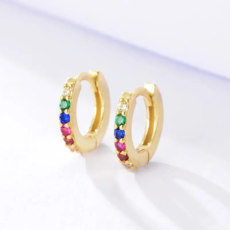 Joacii hoop diamond earrings on sale for gifts 2