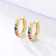 Joacii hoop diamond earrings on sale for gifts 2